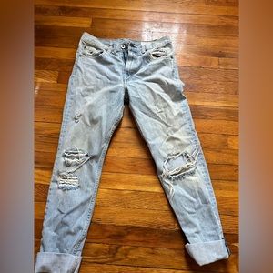 Authentic Rag & Bone Distressed Jeans Size 27